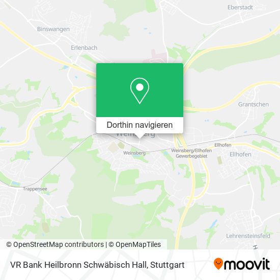 VR Bank Heilbronn Schwäbisch Hall Karte