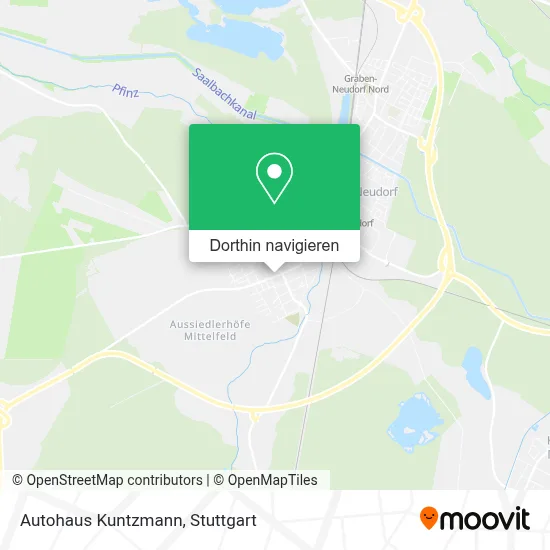 Autohaus Kuntzmann Karte