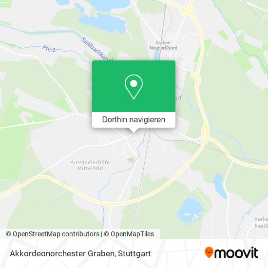 Akkordeonorchester Graben Karte