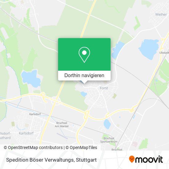 Spedition Böser Verwaltungs Karte