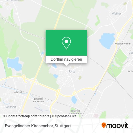 Evangelischer Kirchenchor Karte