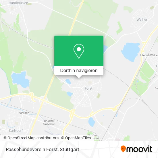 Rassehundeverein Forst Karte