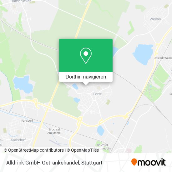 Alldrink GmbH Getränkehandel Karte