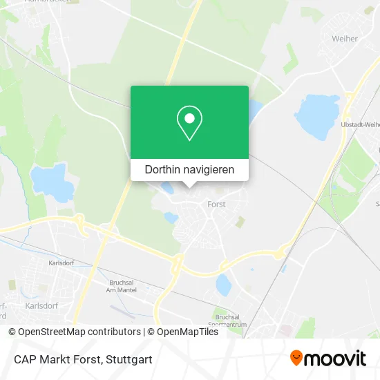 CAP Markt Forst Karte