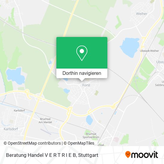 Beratung Handel V E R T R I E B Karte