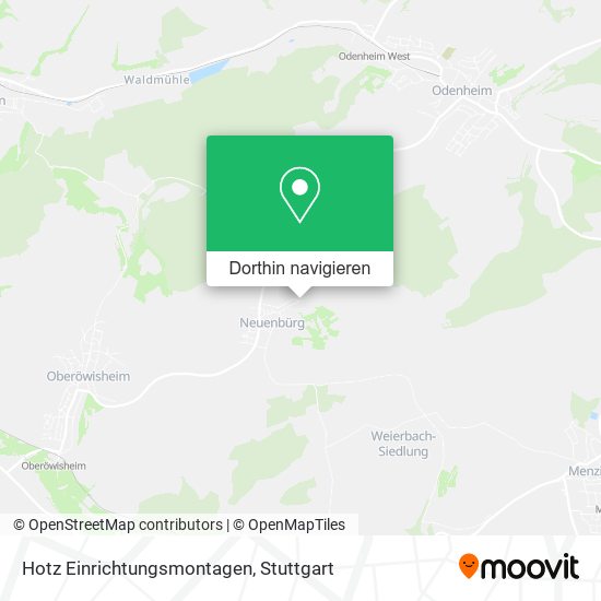 Hotz Einrichtungsmontagen Karte