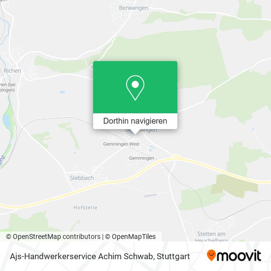 Ajs-Handwerkerservice Achim Schwab Karte