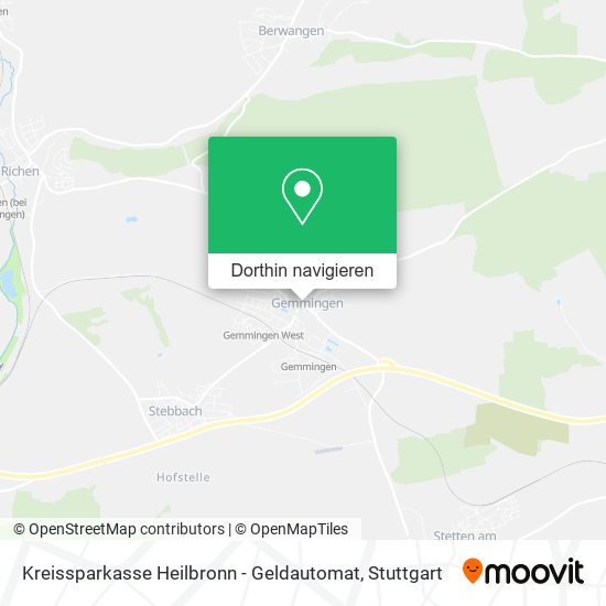 Kreissparkasse Heilbronn - Geldautomat Karte