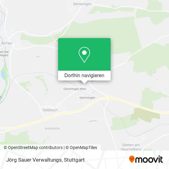 Jörg Sauer Verwaltungs Karte
