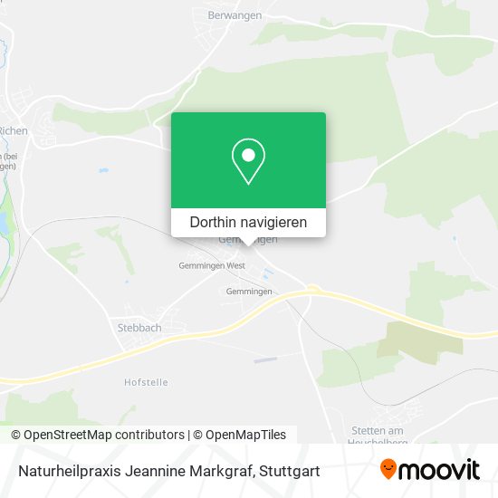 Naturheilpraxis Jeannine Markgraf Karte