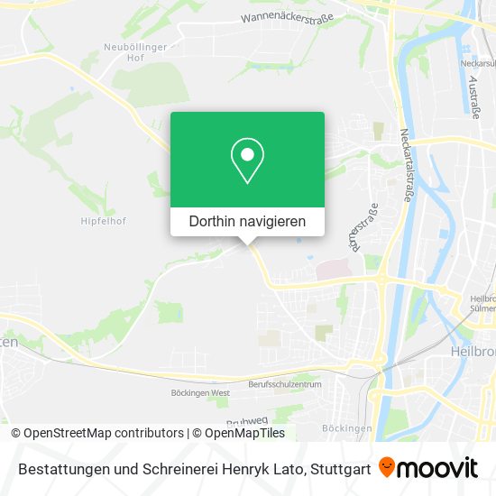 Bestattungen und Schreinerei Henryk Lato Karte