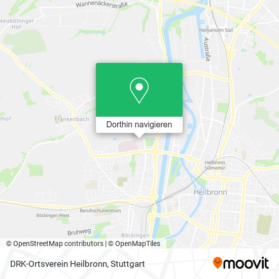 DRK-Ortsverein Heilbronn Karte