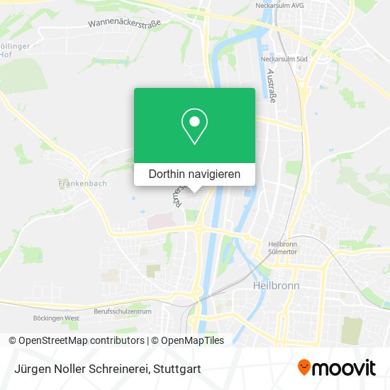 Jürgen Noller Schreinerei Karte