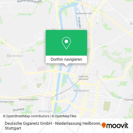 Deutsche Giganetz GmbH - Niederlassung Heilbronn Karte