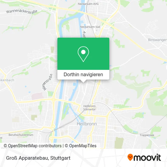 Groß Apparatebau Karte