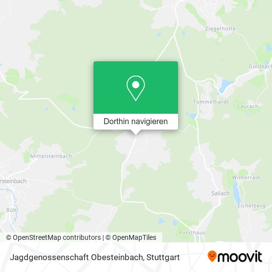 Jagdgenossenschaft Obesteinbach Karte