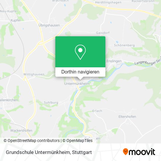 Grundschule Untermünkheim Karte
