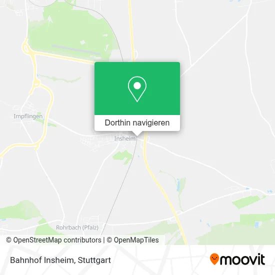 Bahnhof Insheim Karte