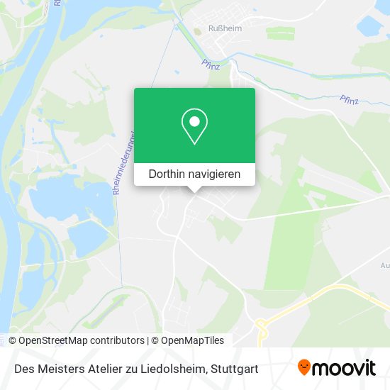 Des Meisters Atelier zu Liedolsheim Karte