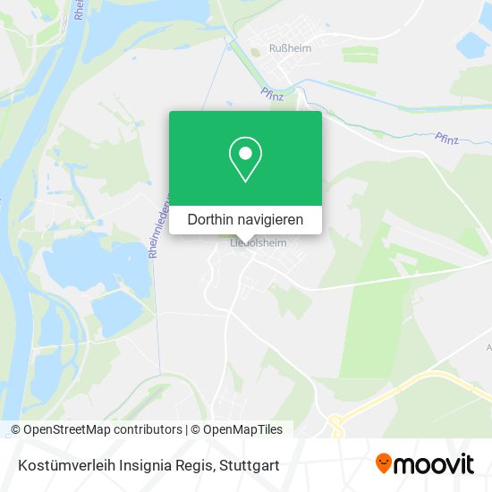 Kostümverleih Insignia Regis Karte