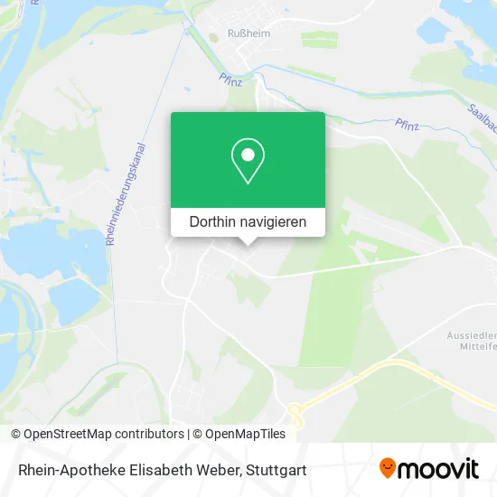 Rhein-Apotheke Elisabeth Weber Karte