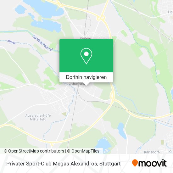 Privater Sport-Club Megas Alexandros Karte