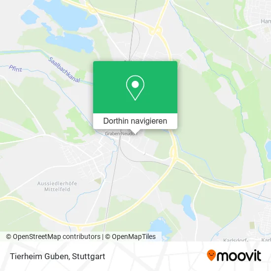 Tierheim Guben Karte