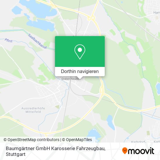 Baumgärtner GmbH Karosserie Fahrzeugbau Karte