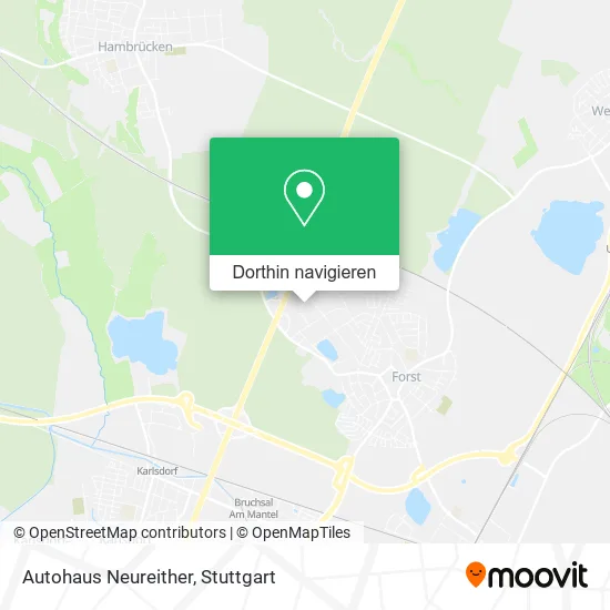 Autohaus Neureither Karte