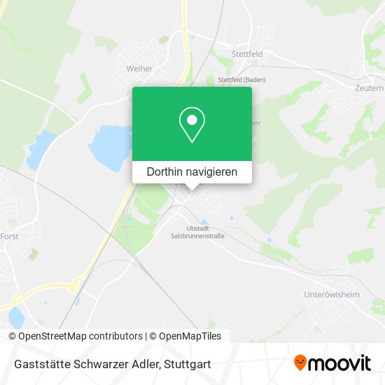 Gaststätte Schwarzer Adler Karte