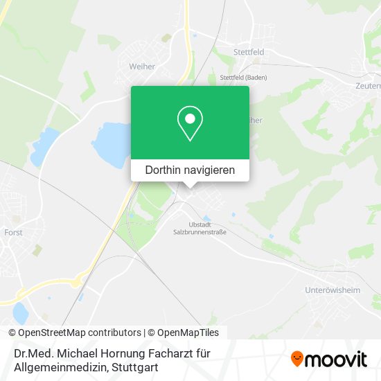 Dr.Med. Michael Hornung Facharzt für Allgemeinmedizin Karte