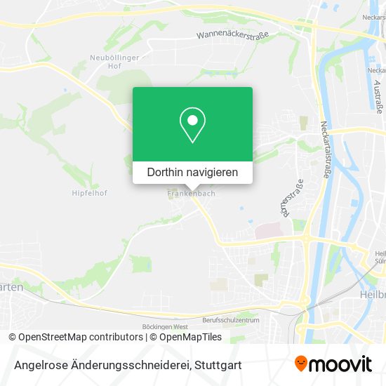 Angelrose Änderungsschneiderei Karte