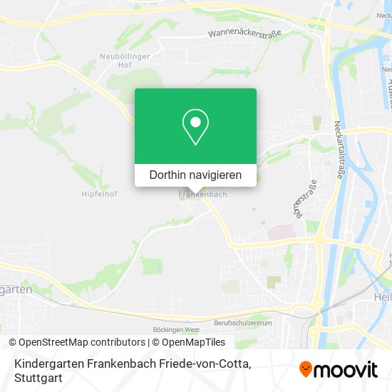 Kindergarten Frankenbach Friede-von-Cotta Karte
