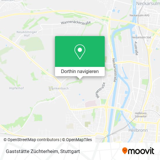 Gaststätte Züchterheim Karte