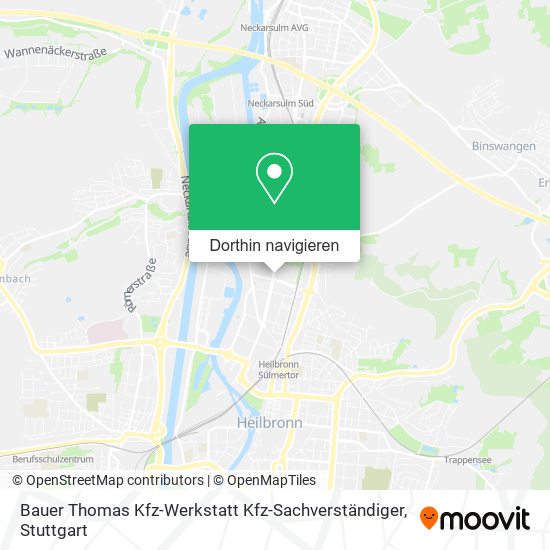 Bauer Thomas Kfz-Werkstatt Kfz-Sachverständiger Karte