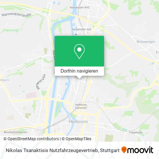 Nikolas Tsanaktisis Nutzfahrzeugevertrieb Karte