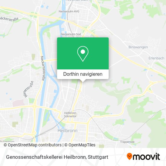 Genossenschaftskellerei Heilbronn Karte