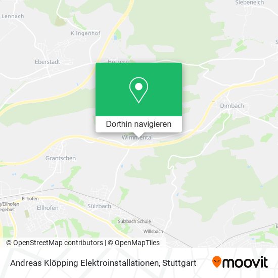 Andreas Klöpping Elektroinstallationen Karte