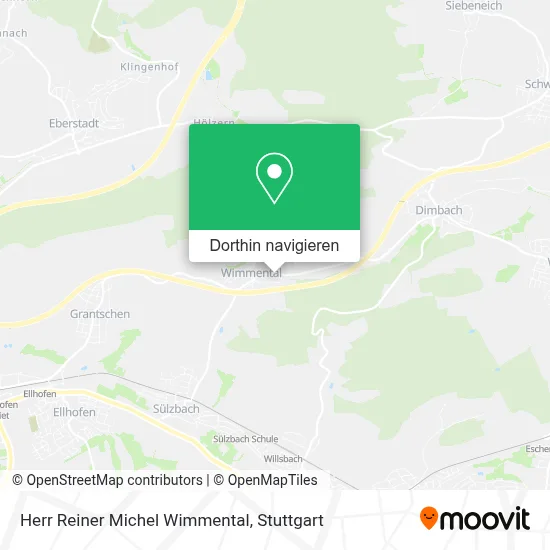 Herr Reiner Michel Wimmental Karte