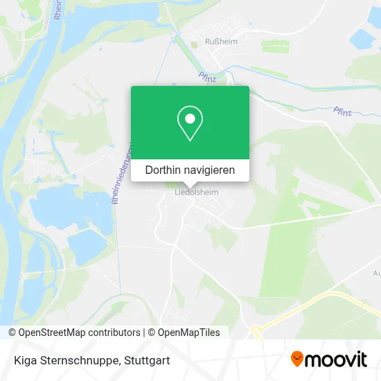 Kiga Sternschnuppe Karte