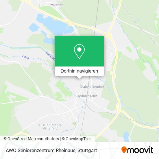 AWO Seniorenzentrum Rheinaue Karte