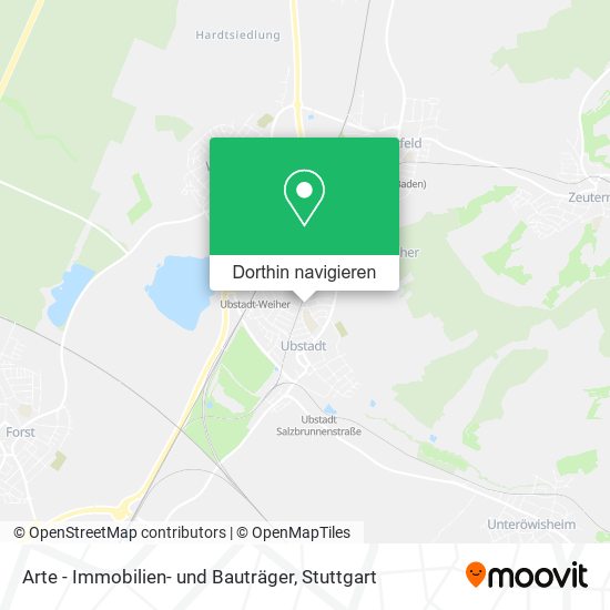 Arte - Immobilien- und Bauträger Karte