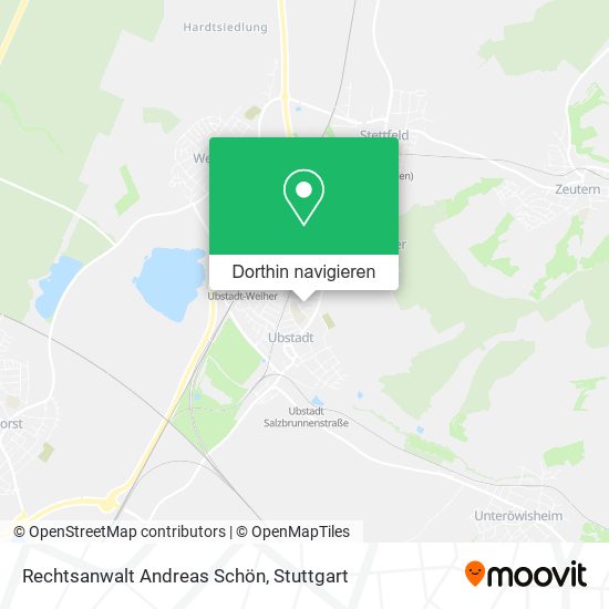 Rechtsanwalt Andreas Schön Karte