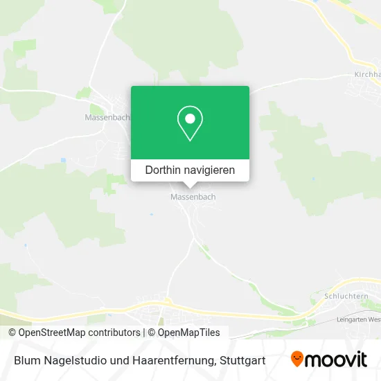 Blum Nagelstudio und Haarentfernung Karte