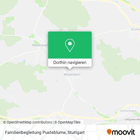 Familienbegleitung Pusteblume Karte
