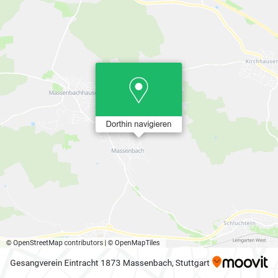 Gesangverein Eintracht 1873 Massenbach Karte