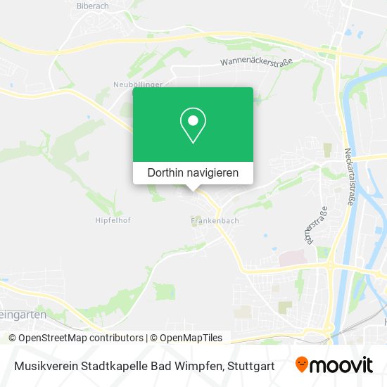 Musikverein Stadtkapelle Bad Wimpfen Karte