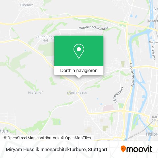Miryam Husslik Innenarchitekturbüro Karte