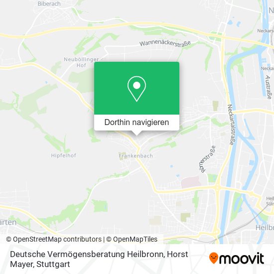 Deutsche Vermögensberatung Heilbronn, Horst Mayer Karte