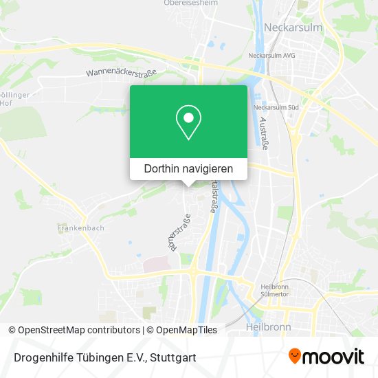 Drogenhilfe Tübingen E.V. Karte